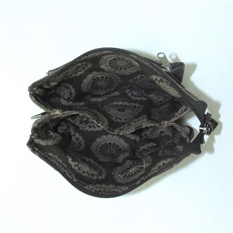 American West Southern Style Wristlet  - Charcoal Brown #3